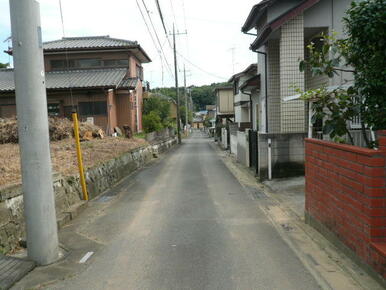 物件北側から道路