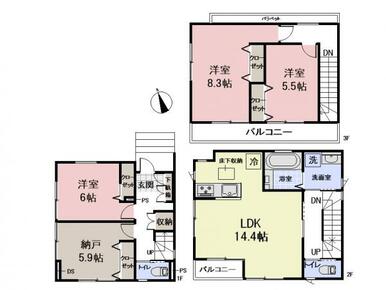 間取り図　資料請求や現地見学、お気軽にお問い合わせください。