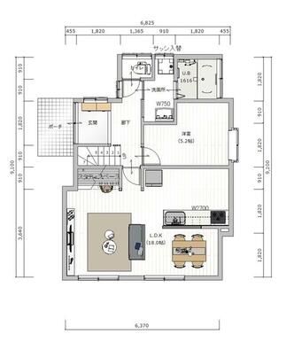 １階間取り図