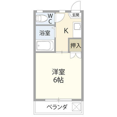 使いやすいシンプルな間取りです