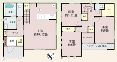 間取り図です♪１号棟