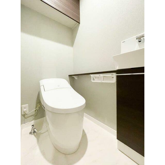 トイレは温水洗浄便座でございます