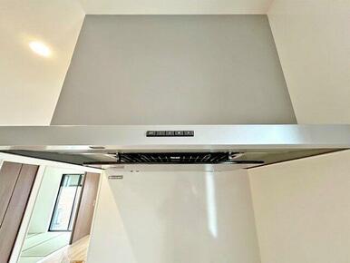 掃除も楽々、レンジフード