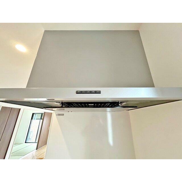 掃除も楽々、レンジフード