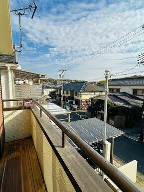 「眺望」バルコニーからの眺望です。