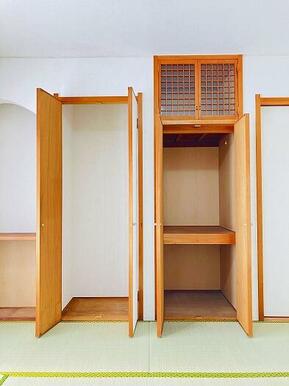 「1階和室」収納スペースあります。