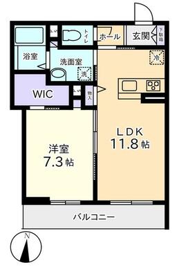 ＷＩＣもある広々1ＬＤＫです♪