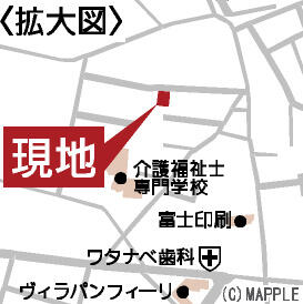 現地案内図・拡大
