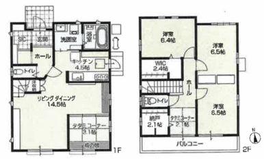 タタミコーナーもある３ＬＤＫの住宅！