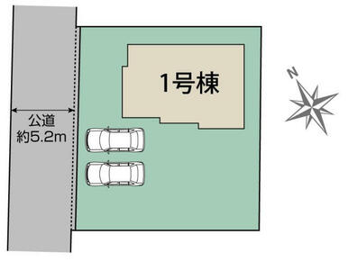 土浦市天川1丁目2期1棟 区画図