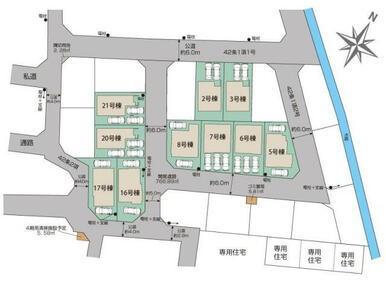 さいたま市見沼区南中野ガーデンパーク3期 区画図
