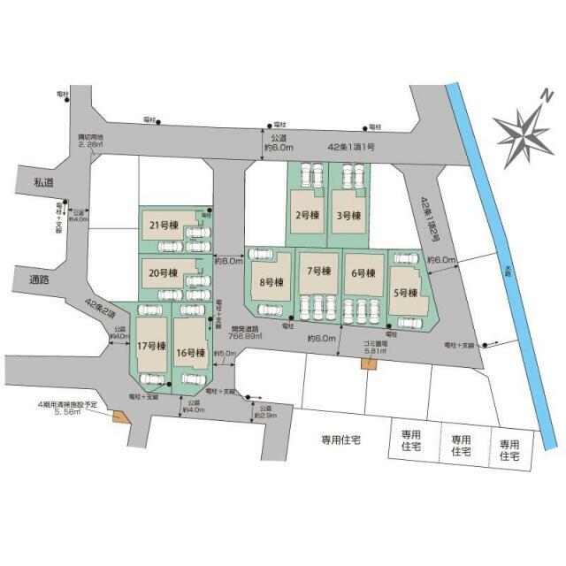 さいたま市見沼区南中野ガーデンパーク3期 区画図