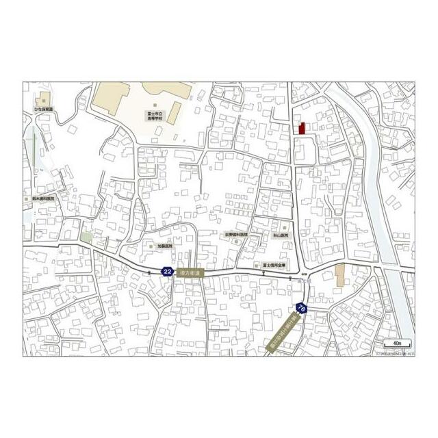 現地周辺案内図