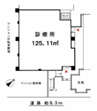 １階一部の間取図です。（居抜き・一部スケルトン渡しです）