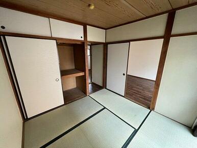 たっぷり収納できる押入