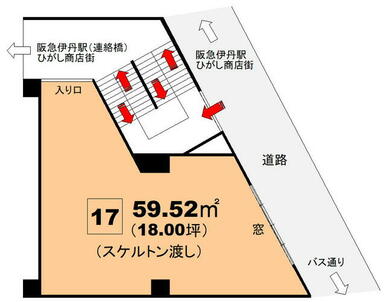 １８坪の利用し易いサイズです。