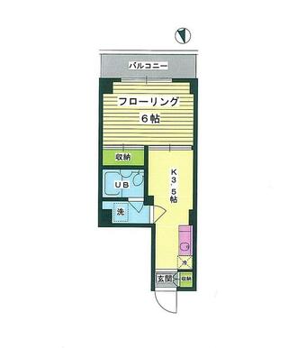 南面ベランダで明るく、使いやすい間取りの物件です！