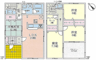 間取り図です♪