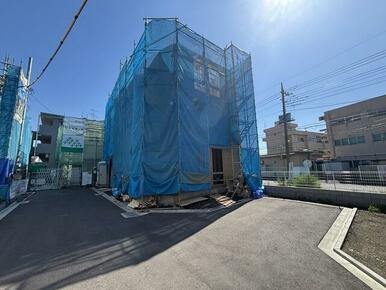 外観写真　建築中