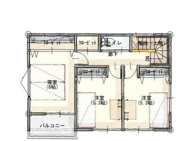 ２階間取り図