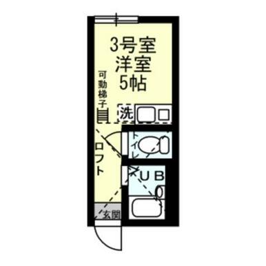 間取図　２０３号室