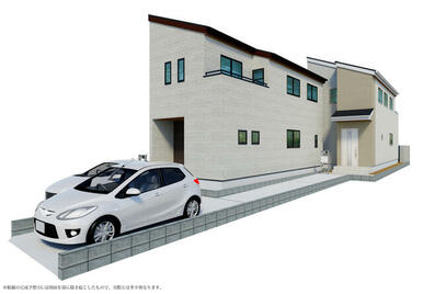 完成予想図です。千住桜木２丁目　新築戸建
