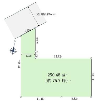 ＪＲ武蔵野線「吉川」駅徒歩１７分♪レイクタウンまで車１２分のエリア♪