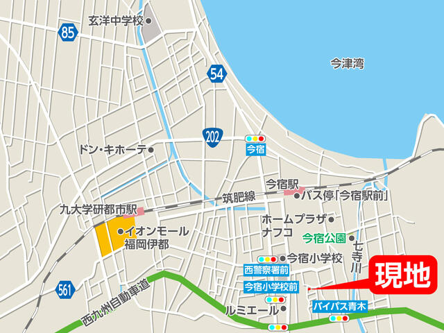 物件画像 福岡市西区 今宿東１丁目 (今宿駅) 住宅用地