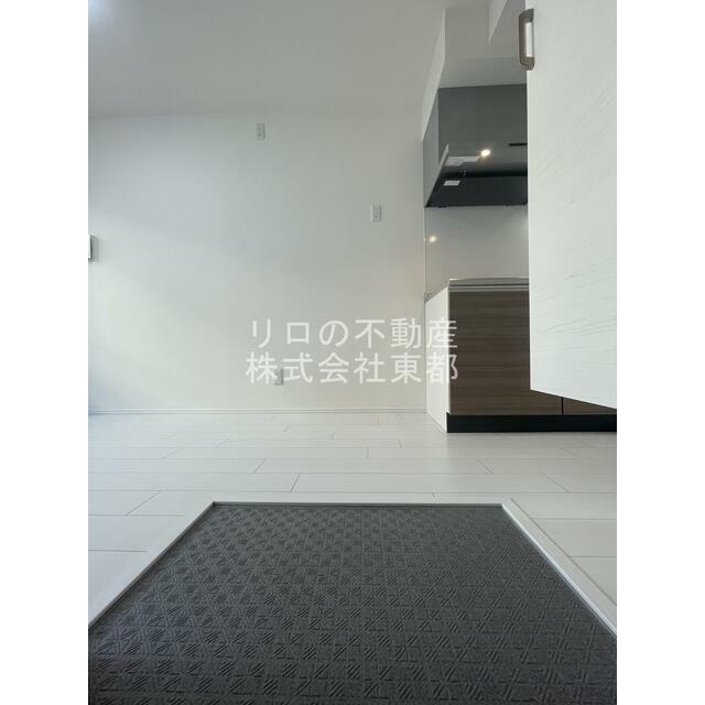 下駄箱がついているので、片付いた玄関をキープできます！