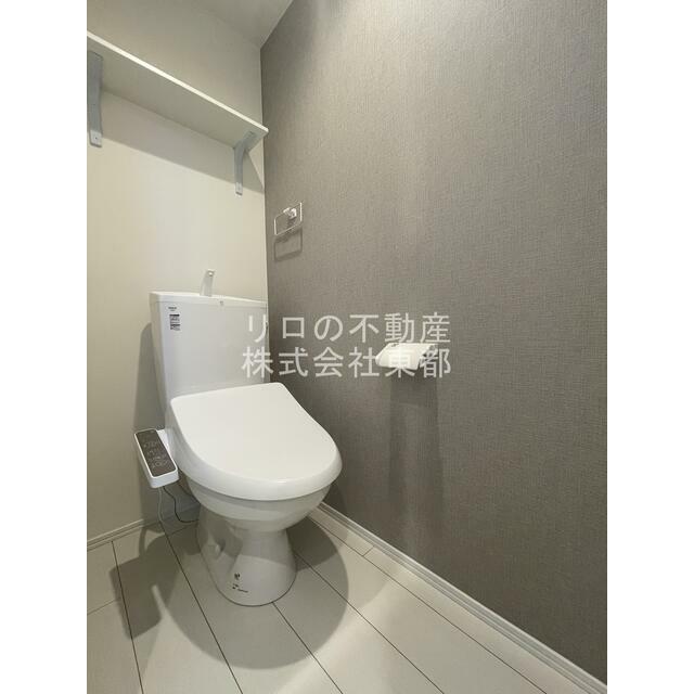 清潔感をキープできる快適な洗浄便座付きです
