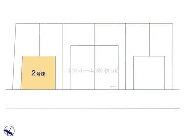 ２号棟ー区画図