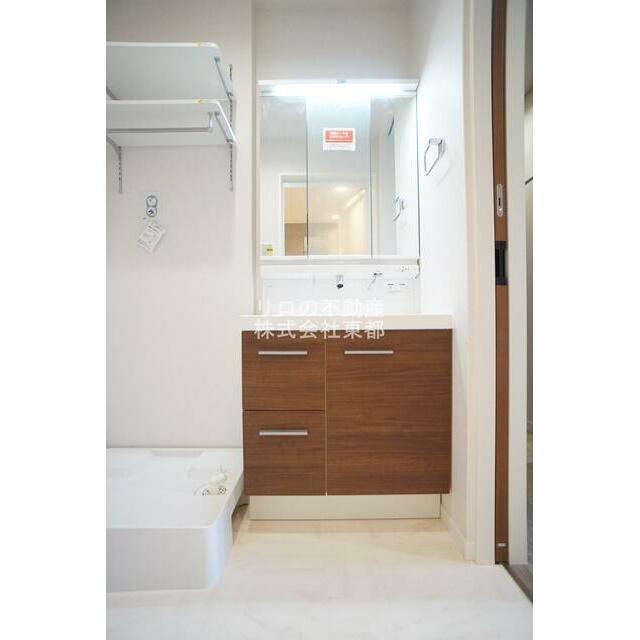 ヘアセットも簡単洗髪洗面化粧台タイプ☆