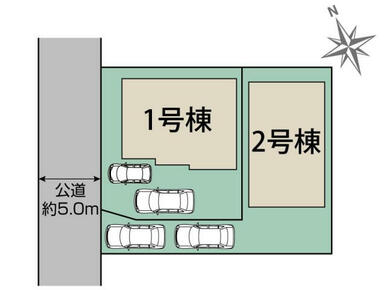 千葉市花見川区こてはし台2丁目2期2棟 区画図