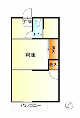 アパートの１室を倉庫として改装済