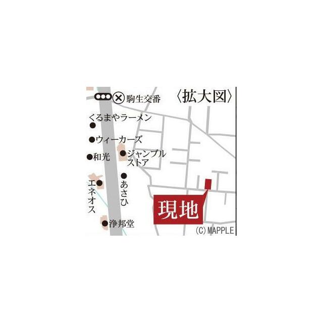 現地案内図・拡大