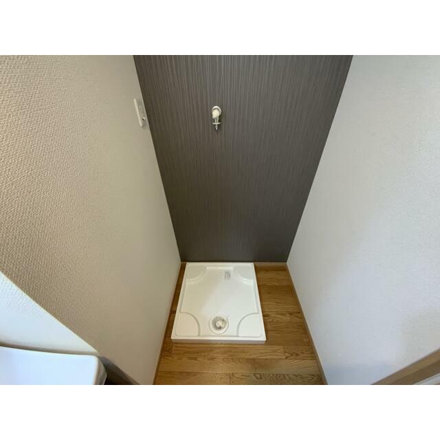 防水パン付き室内洗濯機置場