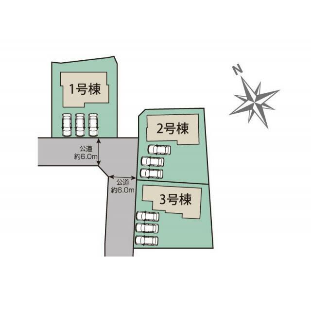 甲斐市篠原3棟 区画図