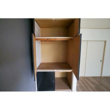 大容量の収納スペース