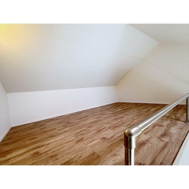 寝室としてまた荷物収納で使えるロフト