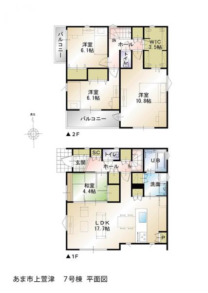あま市 上萱津八剱 甚目寺駅 2階建 4ldk あま市の新築売戸建住宅の物件情報 一戸建て 新築 中古 一宮の新築 一戸建て 土地ならピュアフィールド 60d2dd2b7f54ec2ea47