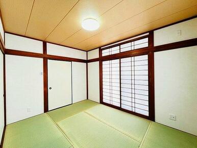 「和室」１階６帖和室の様子です。