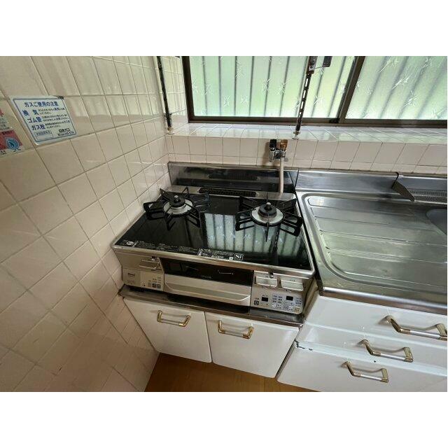 ガスコンロ付き