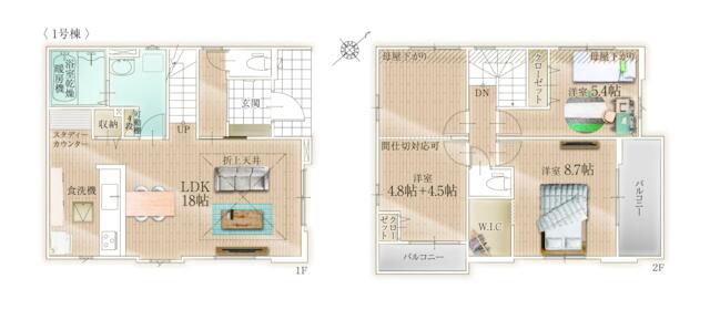 物件画像 福岡市東区 舞松原３丁目 (千早駅) 2階建 3LDK