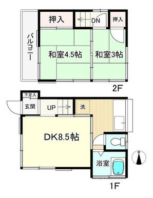 エアコン２台付き！使いやすい３Ｋ！