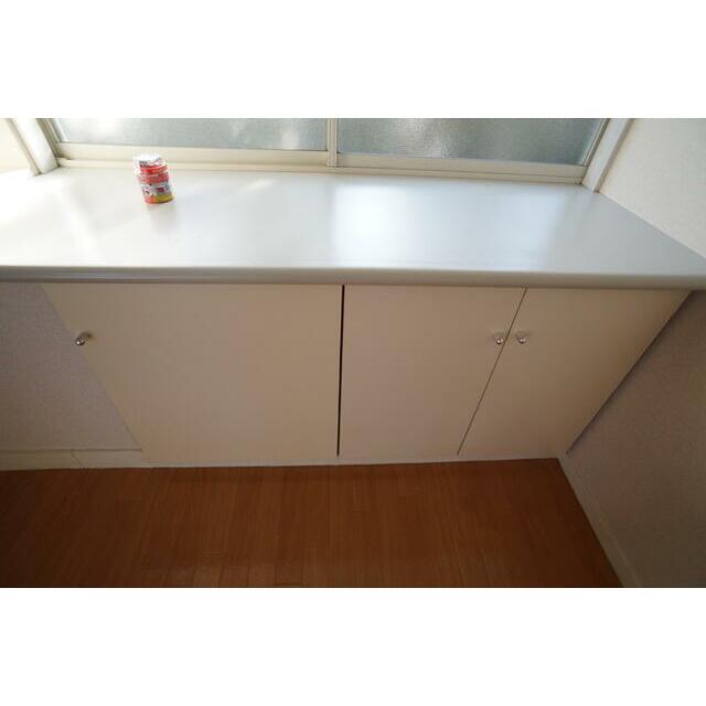 スペース有効活用の収納です♪