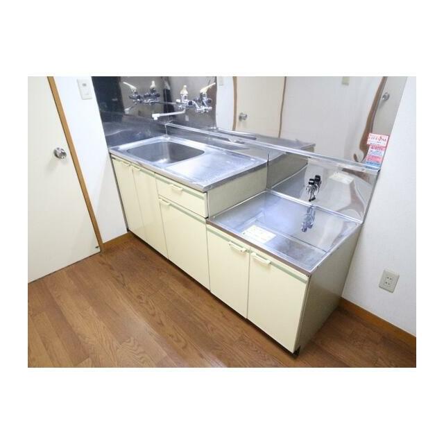 コンロがおけるキッチンです