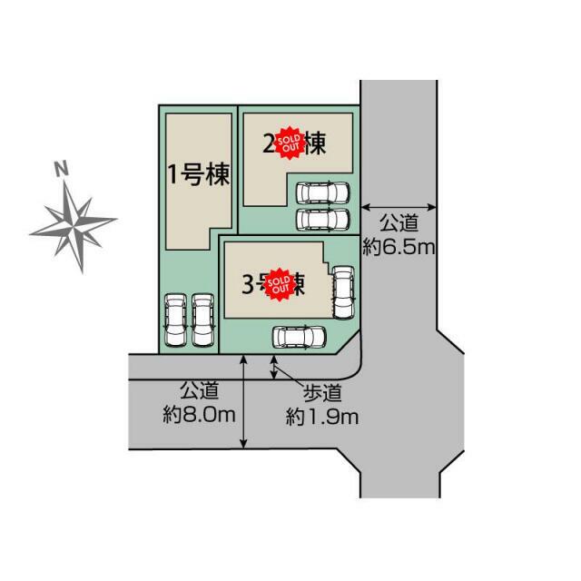名古屋市南区星宮町3棟 区画図
