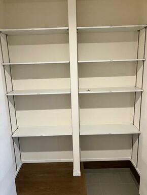 部屋をすっきりさせるのに欠かせない収納。まめに整理整頓したくなる！（1号棟）