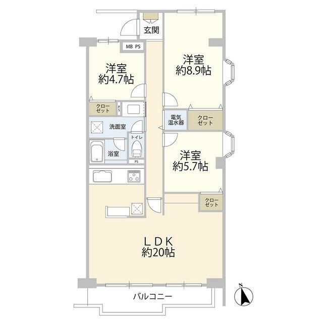 西武拝島ハイツ１号棟