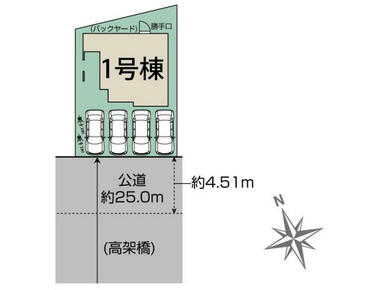 名古屋市北区喜惣治2丁目1棟 区画図